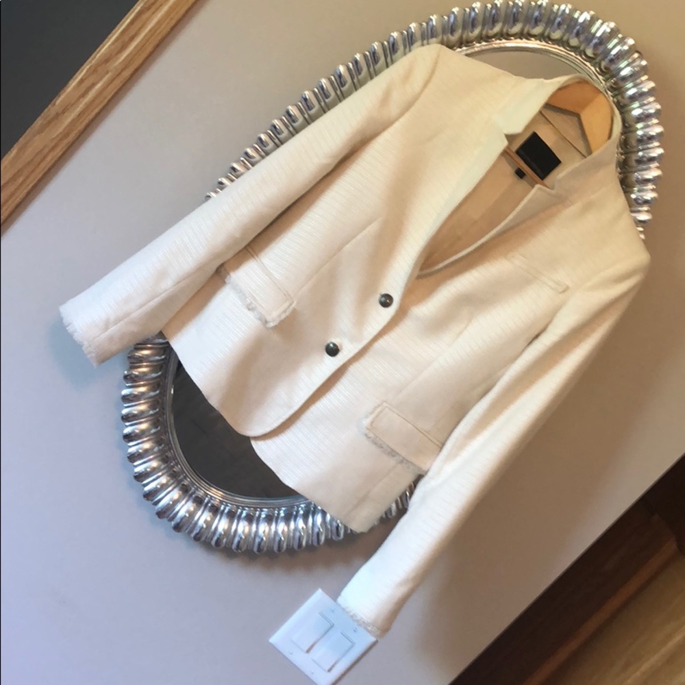 Never worn ivory blazer